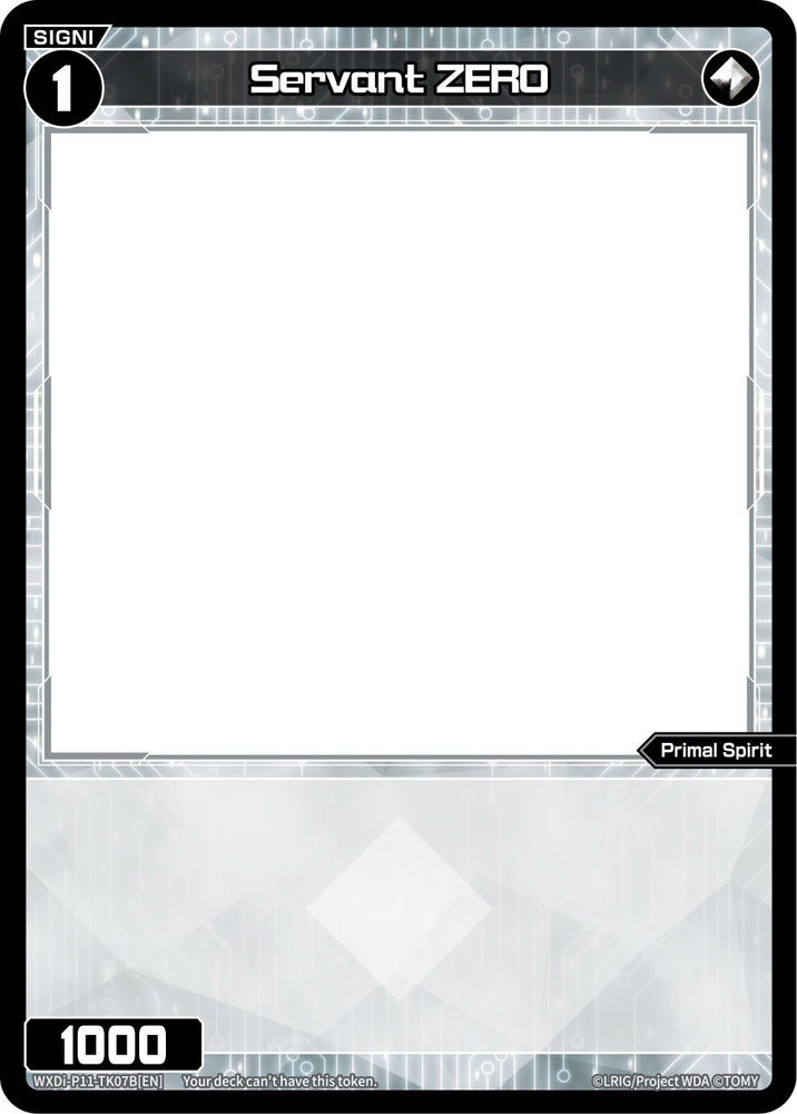Myu // Servant ZERO (WXDi.P11-TK07A[EN] // WXDi-P11-TK07B[EN]) [Reunion Diva]