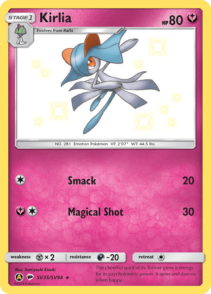 Kirlia (SV35/SV94) [Sun & Moon: Hidden Fates - Shiny Vault] (Online Only)