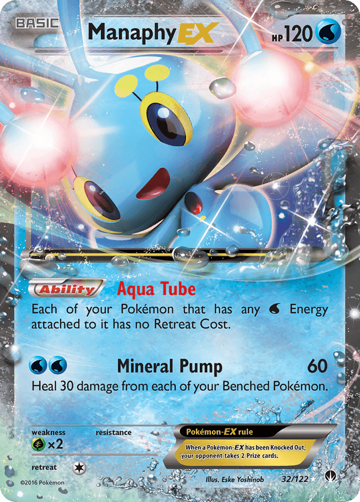 Manaphy EX (32/122) [XY: BREAKpoint] (Online Only)
