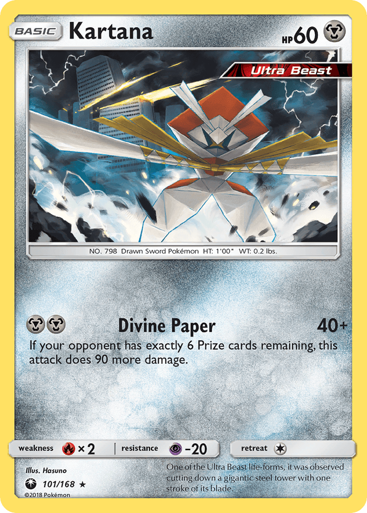 Kartana (101/168) [Sun & Moon: Celestial Storm] (Online Only)