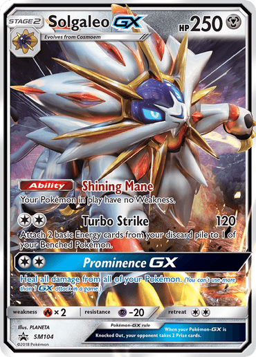 Solgaleo GX (SM104) [Sun & Moon: Black Star Promos] (Online Only)