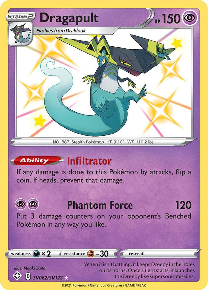 Dragapult (SV062/SV122) [Sword & Shield: Shining Fates] (Online Only)