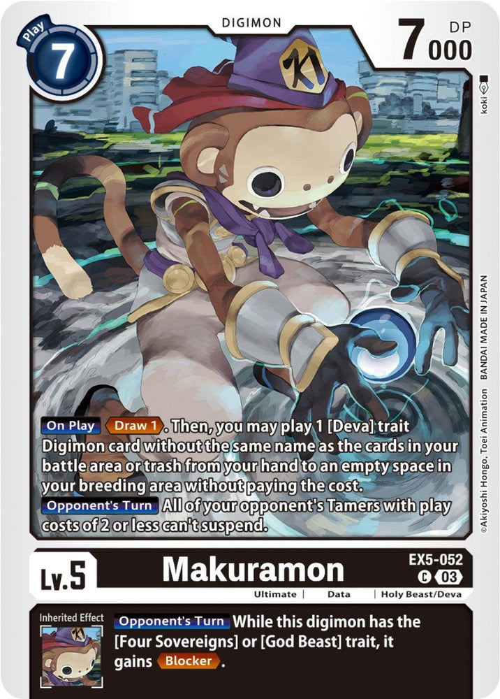 Makuramon [EX5-052] [Animal Colosseum] (ONLINE ORDER ONLY)