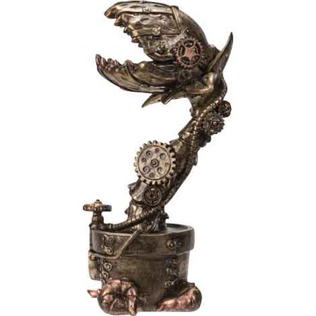 Feed Me Steampunk Potted Plant Statue (ONLINE ORDER ONLY)