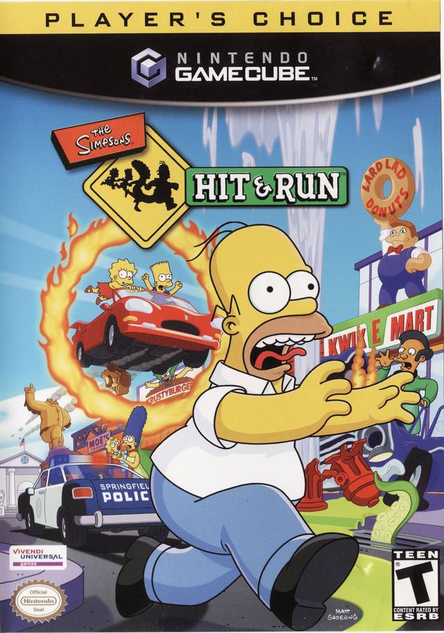 The Simpsons Hit & Run (Player's Choice) (Gamecube) (Online Order Only)