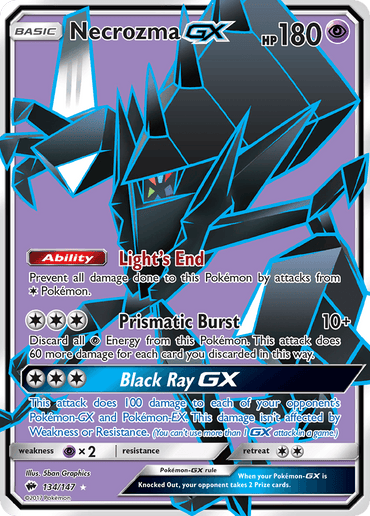 Necrozma GX (134/147) [Sun & Moon: Burning Shadows] (Online Only)