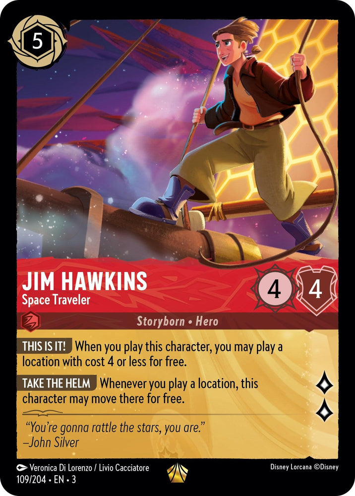 Jim Hawkins - Space Traveler (109/204) [Into the Inklands] (ONLINE ORDER ONLY)
