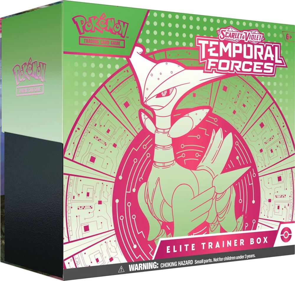 Scarlet & Violet: Temporal Forces - Elite Trainer Box (Iron Leaves) (ONLINE ORDER ONLY)