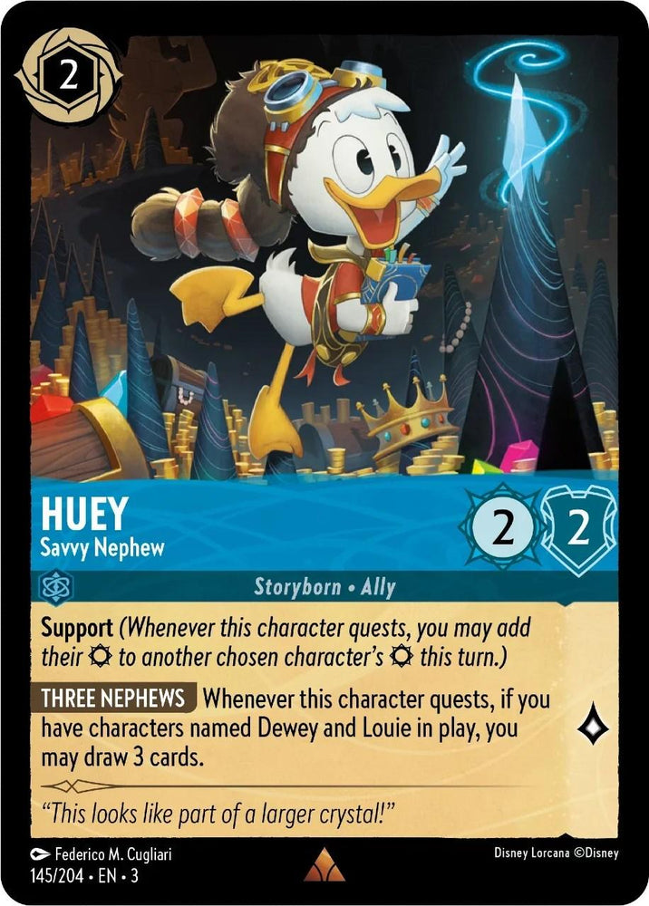 Huey - Savvy Nephew (145/204) [Into the Inklands] (ONLINE ORDER ONLY)