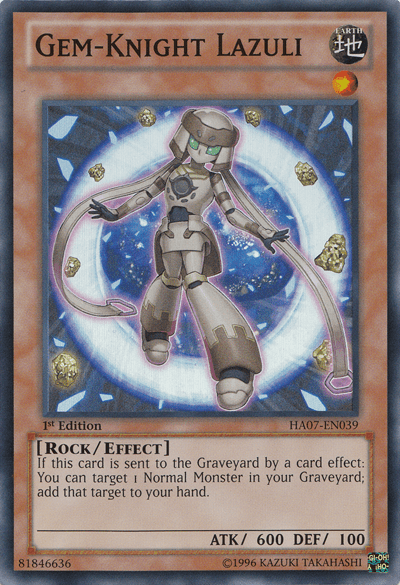 Gem-Knight Lazuli [HA07-EN039] Super Rare (ONLINE ORDER ONLY)