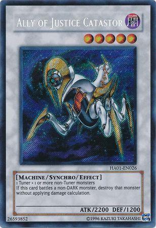 Ally of Justice Catastor [HA01-EN026] Secret Rare (ONLINE ORDER ONLY)
