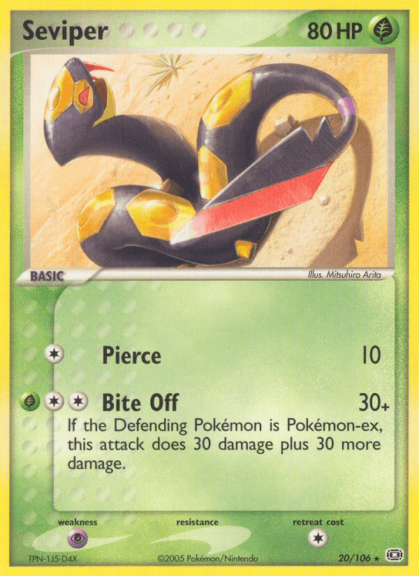Seviper (20/106) [EX: Emerald] (Online Only)