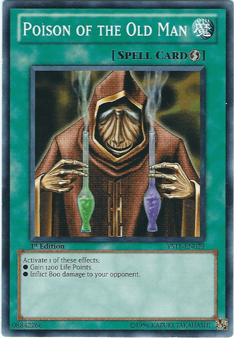Poison of the Old Man [YS11-EN029] Common (ONLINE ORDER ONLY)