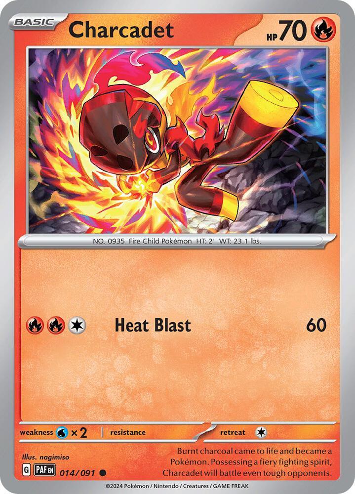 Charcadet (014/091) [Scarlet & Violet: Paldean Fates] (Online Only)