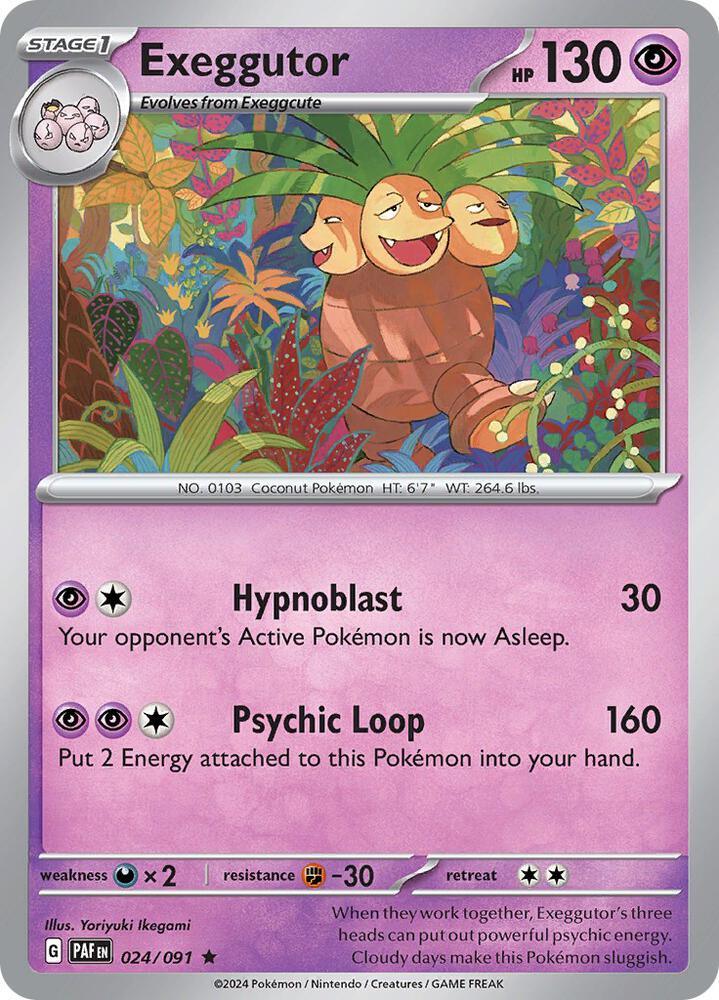Exeggutor (024/091) [Scarlet & Violet: Paldean Fates] (Online Only)