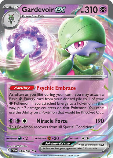 Gardevoir ex (029/091) [Scarlet & Violet: Paldean Fates] (Online Only)