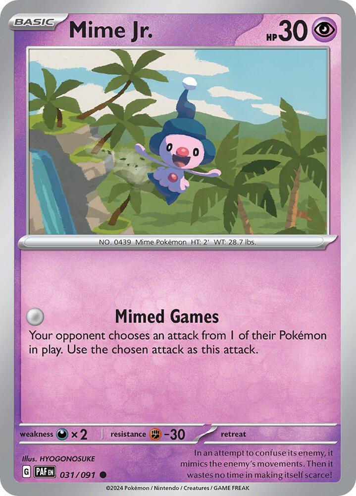 Mime Jr. (031/091) [Scarlet & Violet: Paldean Fates] (Online Only)