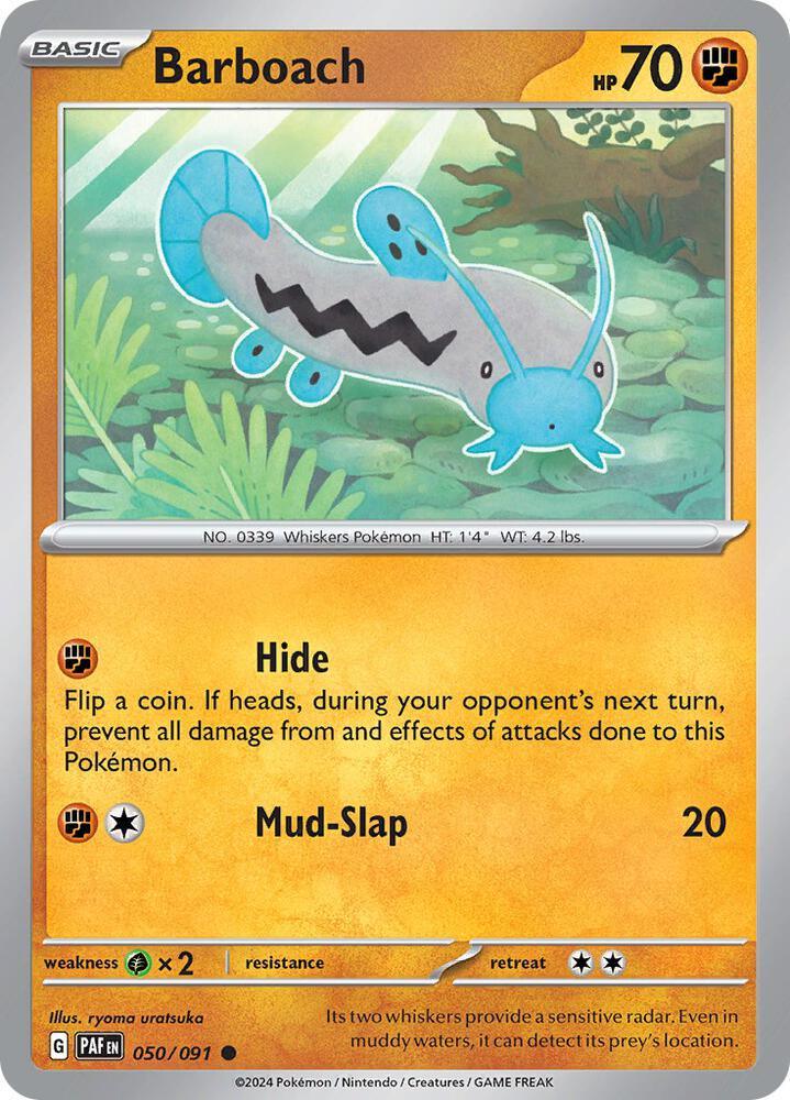 Barboach (050/091) [Scarlet & Violet: Paldean Fates] (Online Only)
