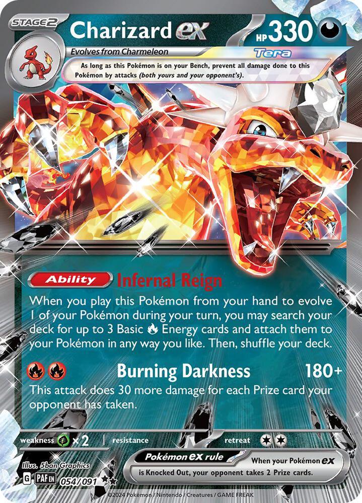 Charizard ex (054/091) [Scarlet & Violet: Paldean Fates] (Online Only)