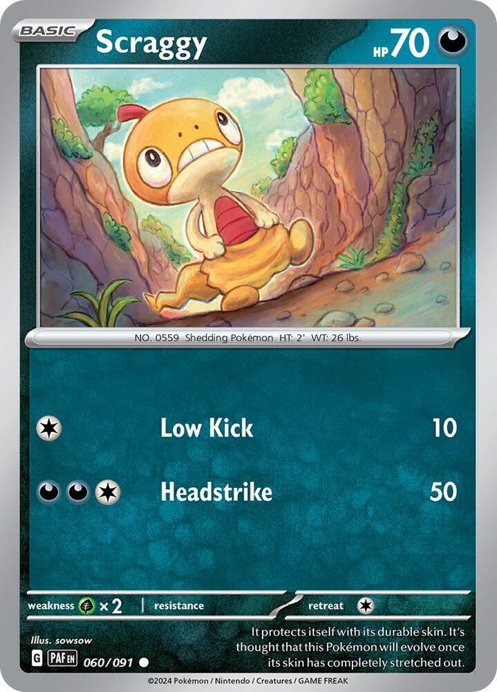 Scraggy (060/091) [Scarlet & Violet: Paldean Fates] (Online Only)