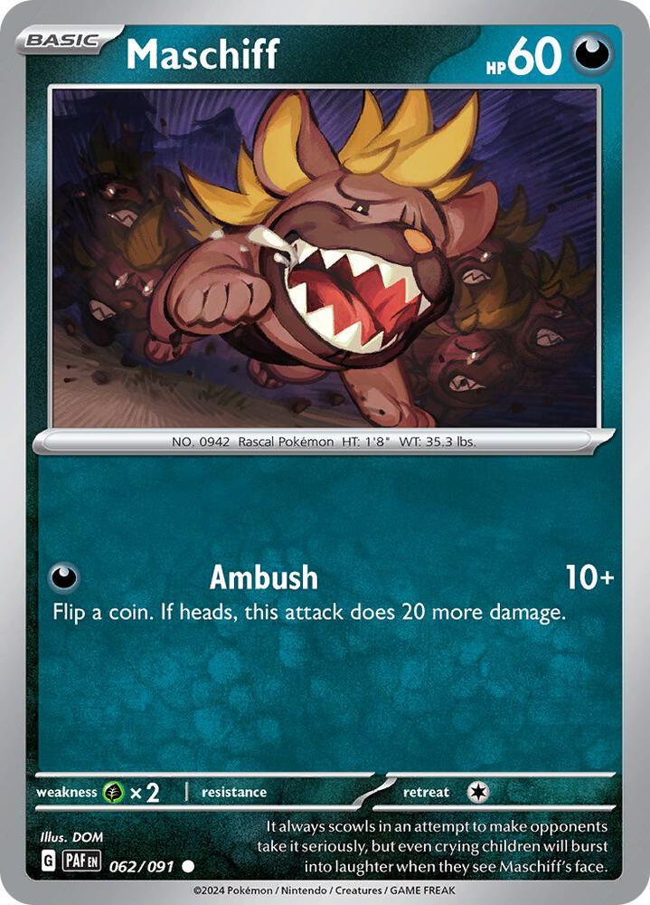 Maschiff (062/091) [Scarlet & Violet: Paldean Fates] (Online Only)
