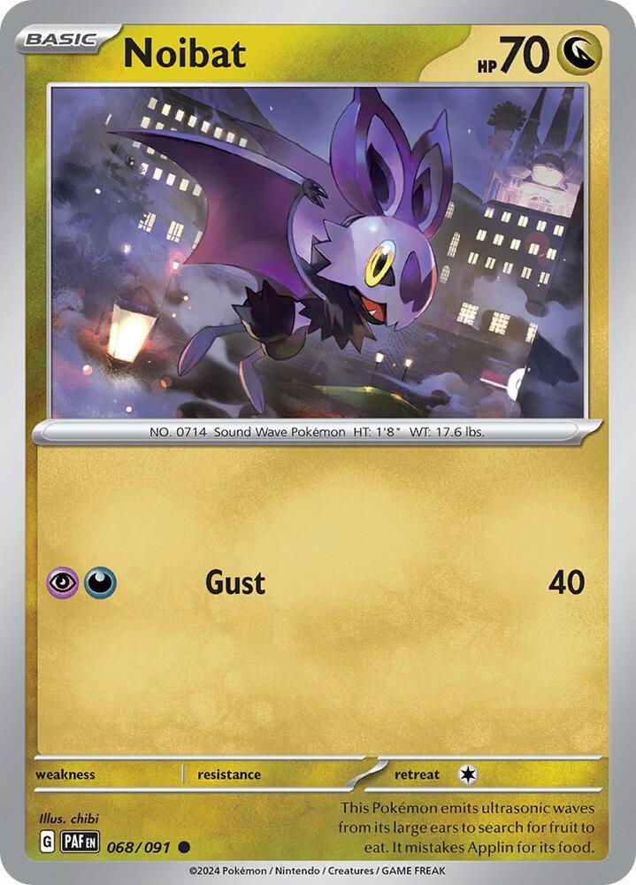 Noibat (068/091) [Scarlet & Violet: Paldean Fates] (Online Only)