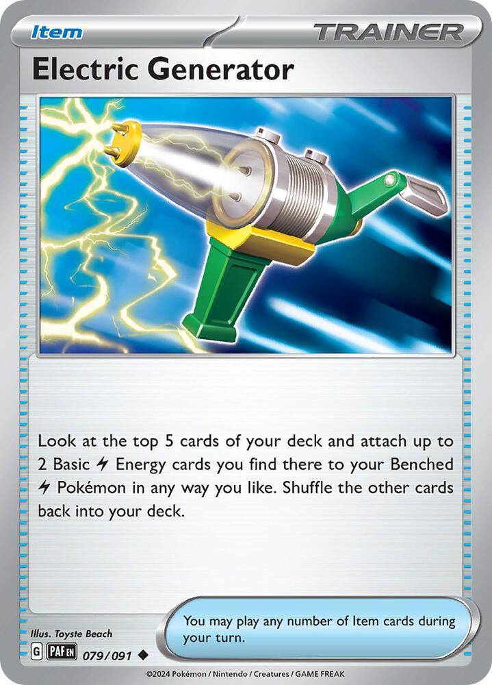 Electric Generator (079/091) [Scarlet & Violet: Paldean Fates] (Online Only)