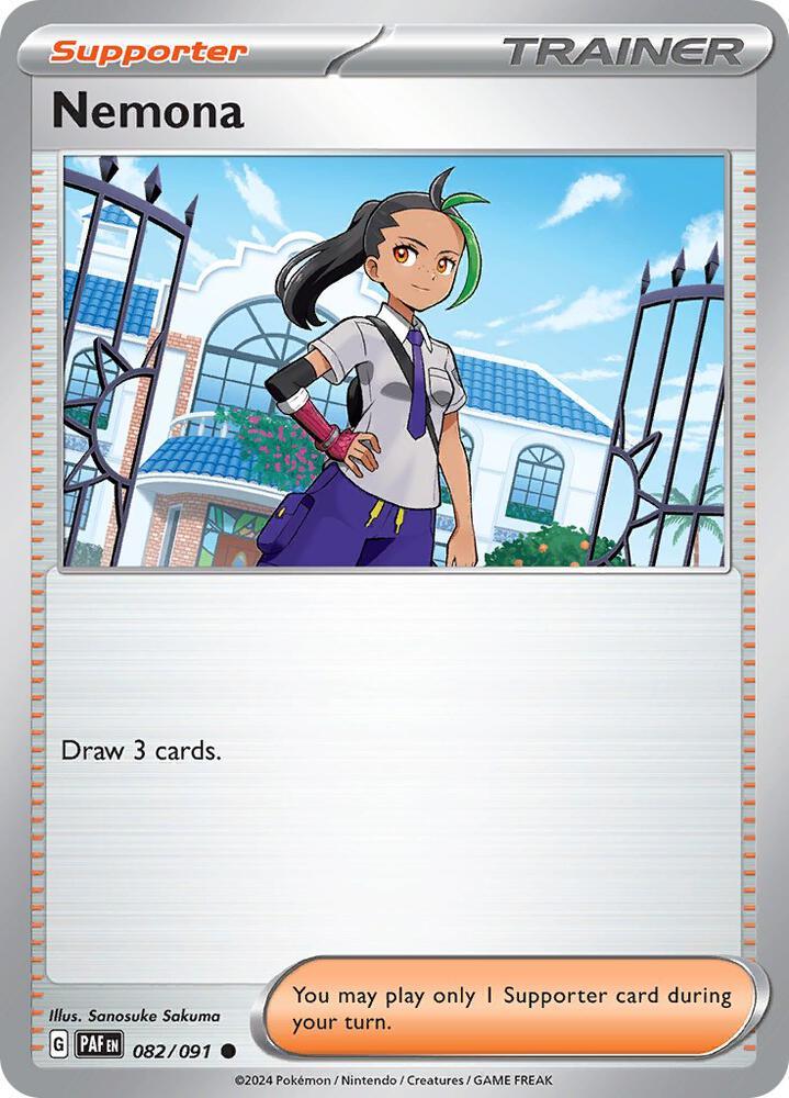 Nemona (082/091) [Scarlet & Violet: Paldean Fates] (Online Only)