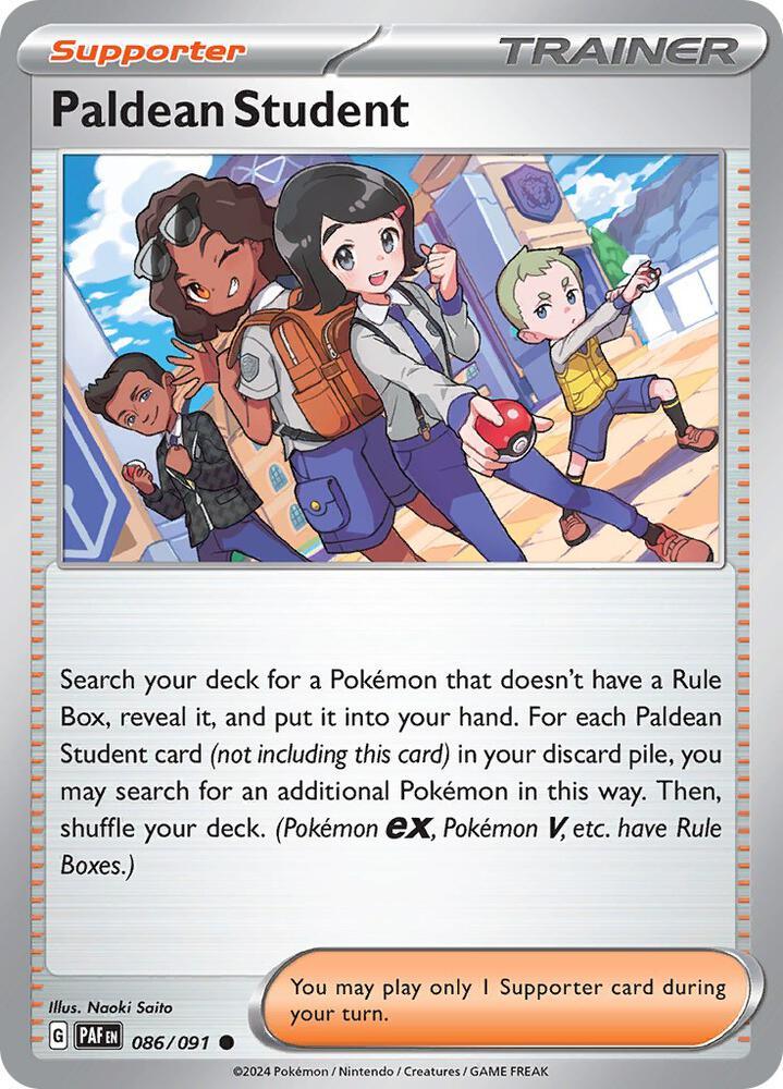 Paldean Student (086/091) [Scarlet & Violet: Paldean Fates] (Online Only)