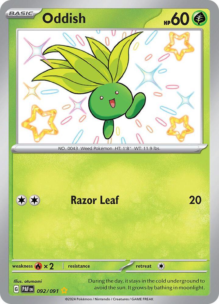 Oddish (092/091) [Scarlet & Violet: Paldean Fates] (Online Only)