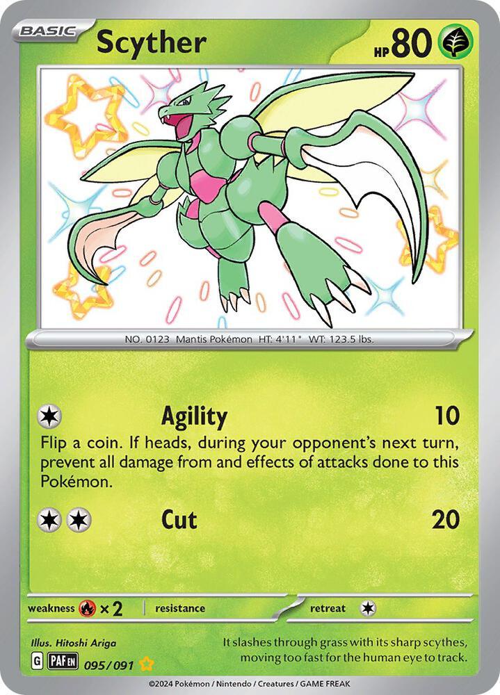 Scyther (095/091) [Scarlet & Violet: Paldean Fates] (Online Only)