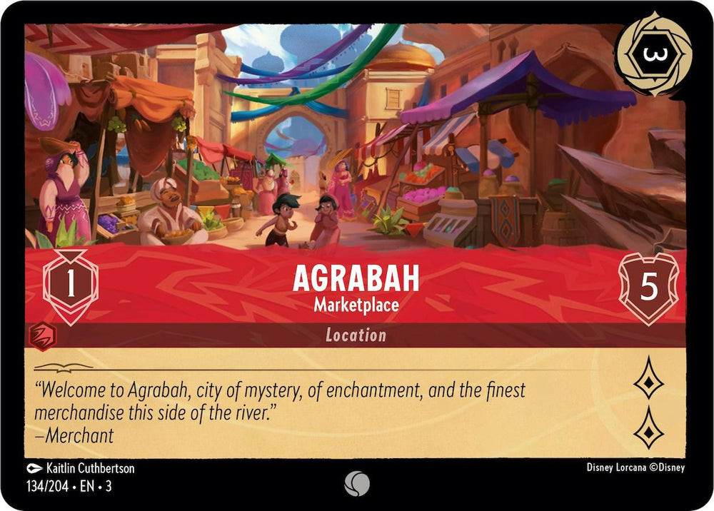 Agrabah - Marketplace (134/204) [Into the Inklands] (ONLINE ORDER ONLY)