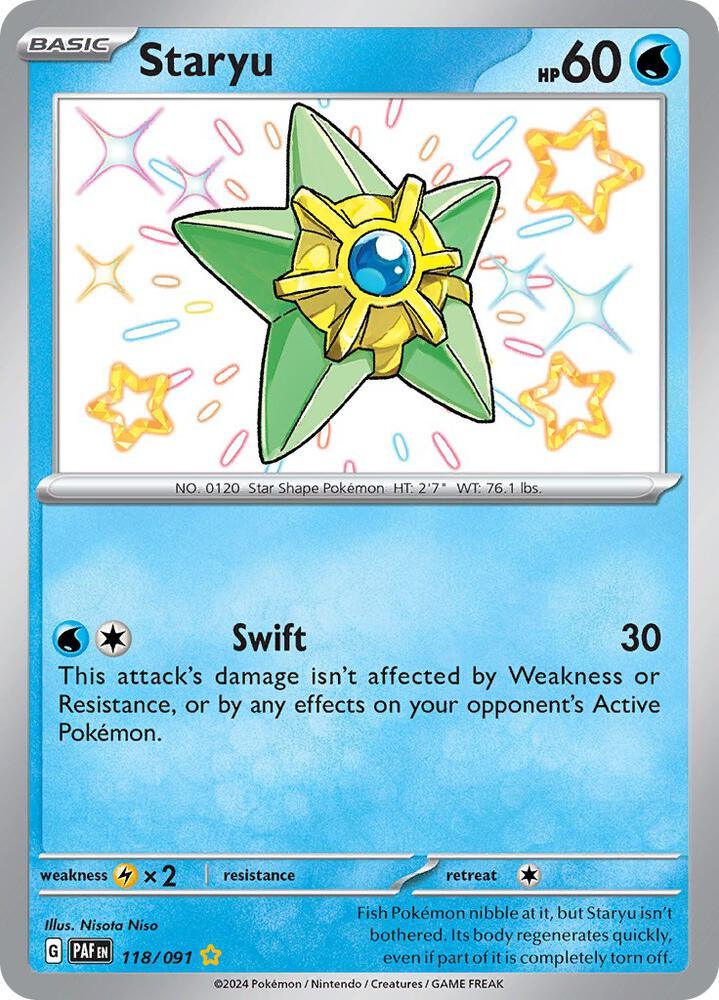 Staryu (118/091) [Scarlet & Violet: Paldean Fates] (Online Only)