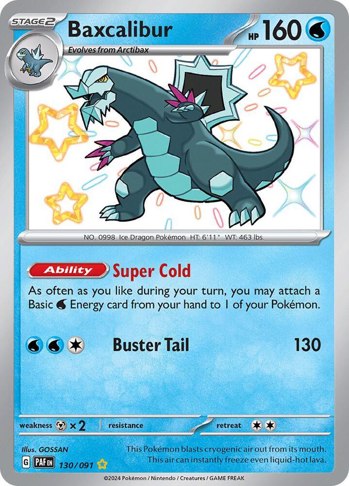 Baxcalibur (130/091) [Scarlet & Violet: Paldean Fates] (Online Only)