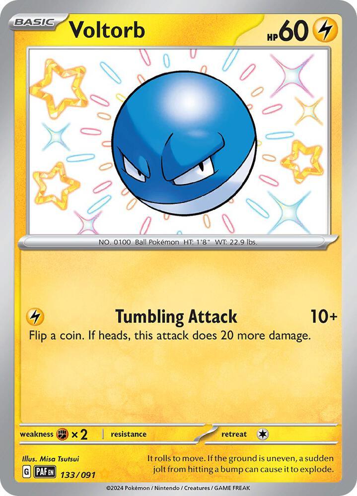 Voltorb (133/091) [Scarlet & Violet: Paldean Fates] (Online Only)