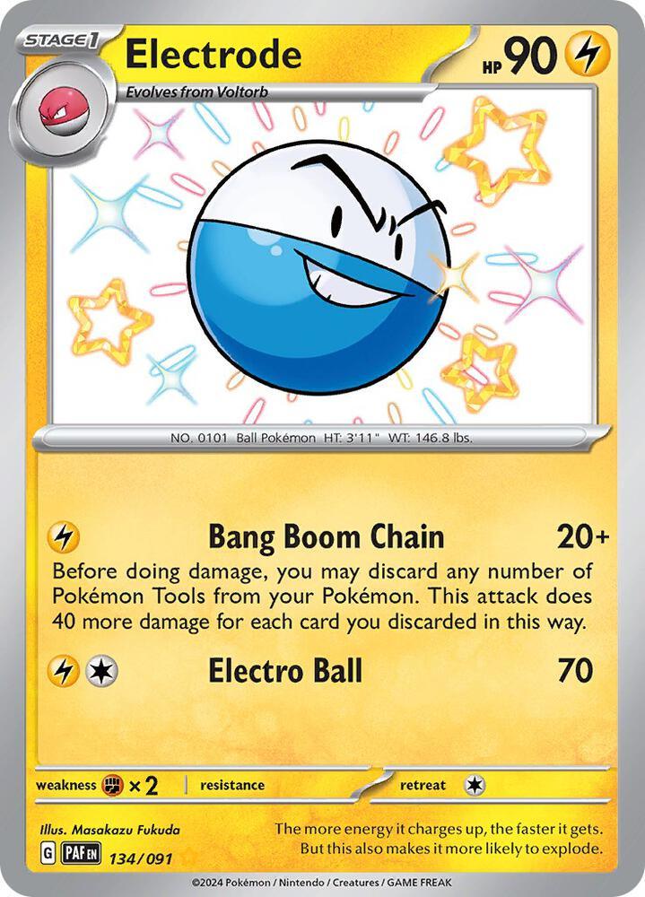 Electrode (134/091) [Scarlet & Violet: Paldean Fates] (Online Only)