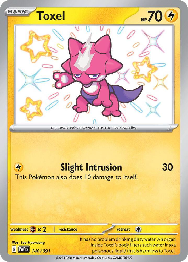 Toxel (140/091) [Scarlet & Violet: Paldean Fates] (Online Only)