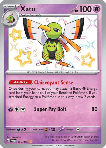 Xatu (152/091) [Scarlet & Violet: Paldean Fates] (Online Only)