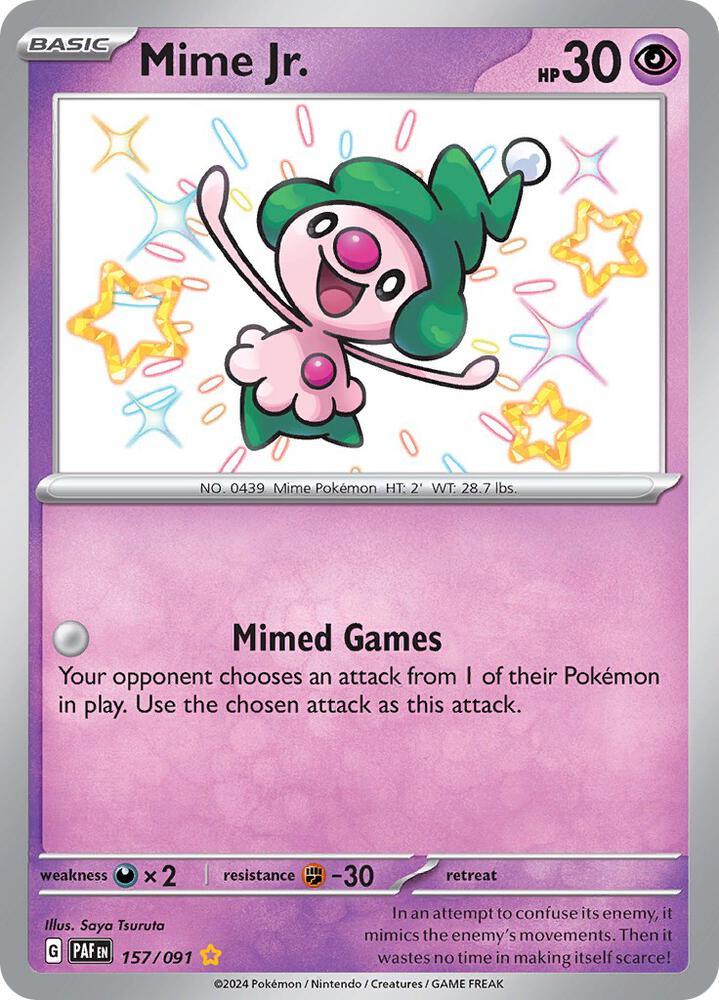 Mime Jr. (157/091) [Scarlet & Violet: Paldean Fates] (Online Only)