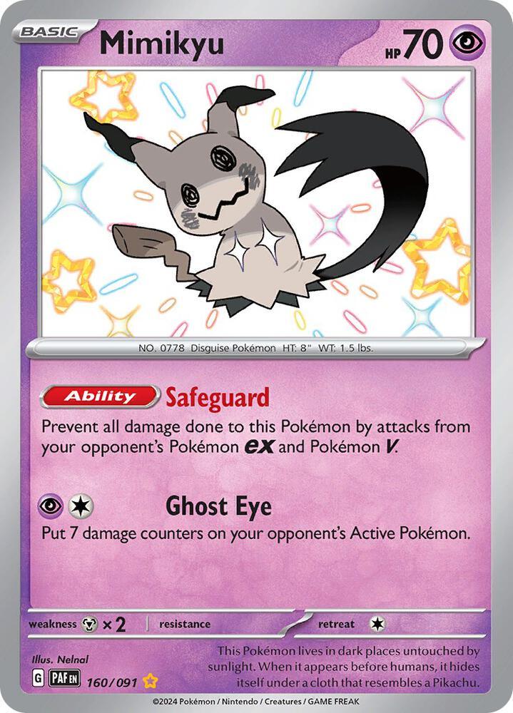 Mimikyu -160/091 [Scarlet & Violet: Paldean Fates] (Online Only)