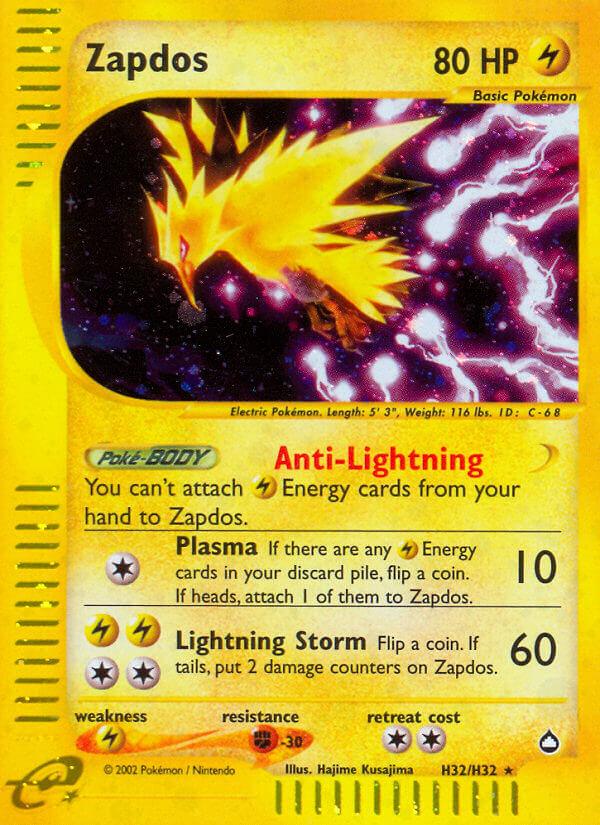 Zapdos (H32/H32) [Aquapolis] (Online Only)