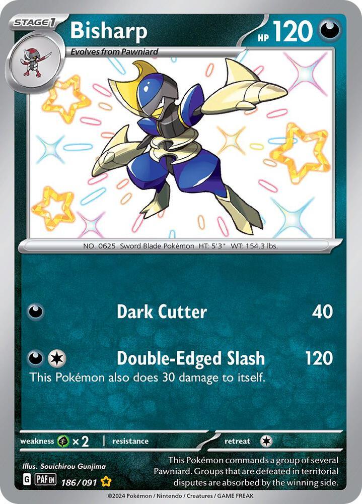 Bisharp (186/091) [Scarlet & Violet: Paldean Fates] (Online Only)