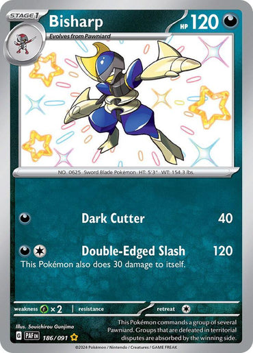 Bisharp (186/091) [Scarlet & Violet: Paldean Fates] (Online Only)