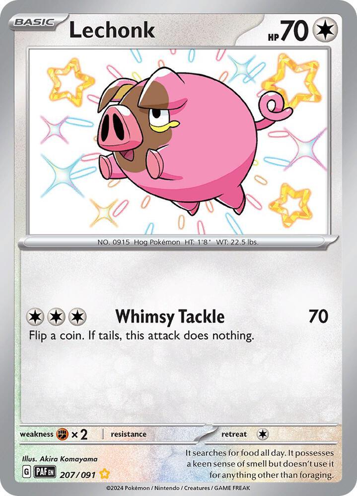 Lechonk (207/091) [Scarlet & Violet: Paldean Fates] (Online Only)