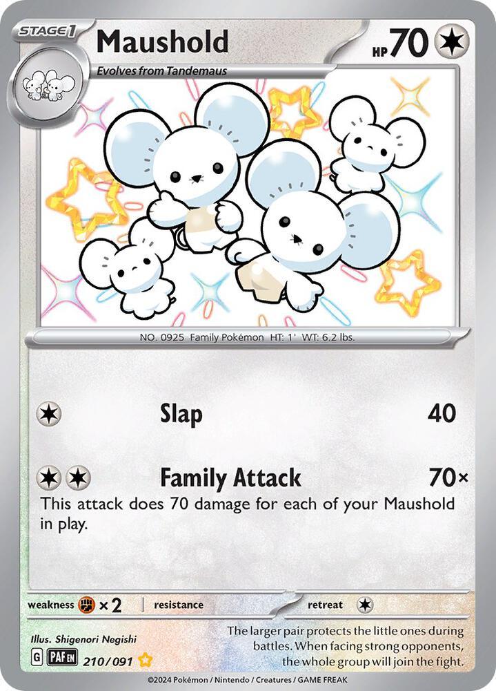 Maushold (210/091) [Scarlet & Violet: Paldean Fates] (Online Only)