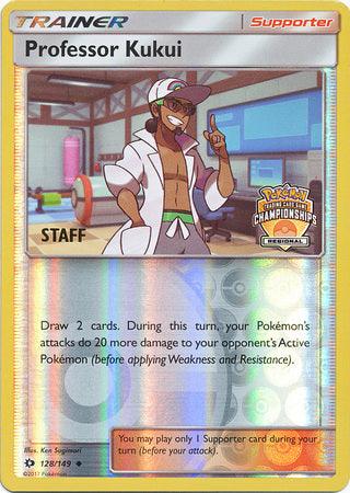 Professor Kukui (128/149) (Regional Championship Promo Staff) [Sun & Moon: Base Set] (Online Only)