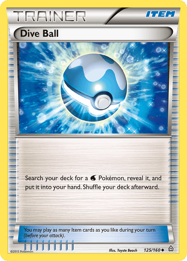 Dive Ball (125/160) [XY: Primal Clash] (Online Only)