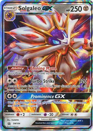 Solgaleo GX (SM104) (Jumbo Card) [Sun & Moon: Black Star Promos] (Online Only)