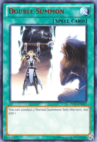 Double Summon (Red) [DL17-EN017] Rare (ONLINE ORDER ONLY)