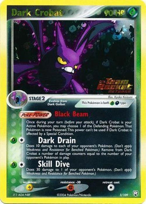 Dark Crobat (3/109) (Stamped) [EX: Team Rocket Returns] (Online Only)